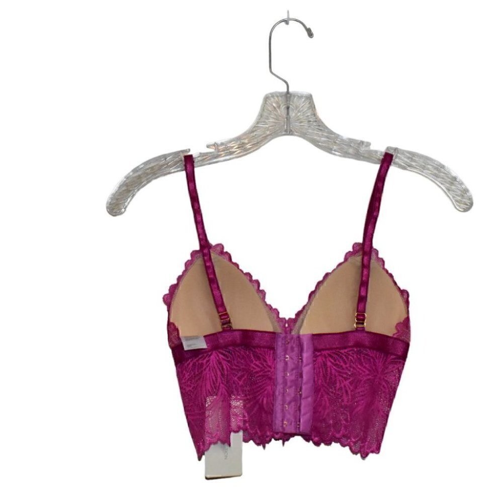 Underprotection Lacy Lima Bralette Magenta Purple Pink Size Xs — image 2 of 8